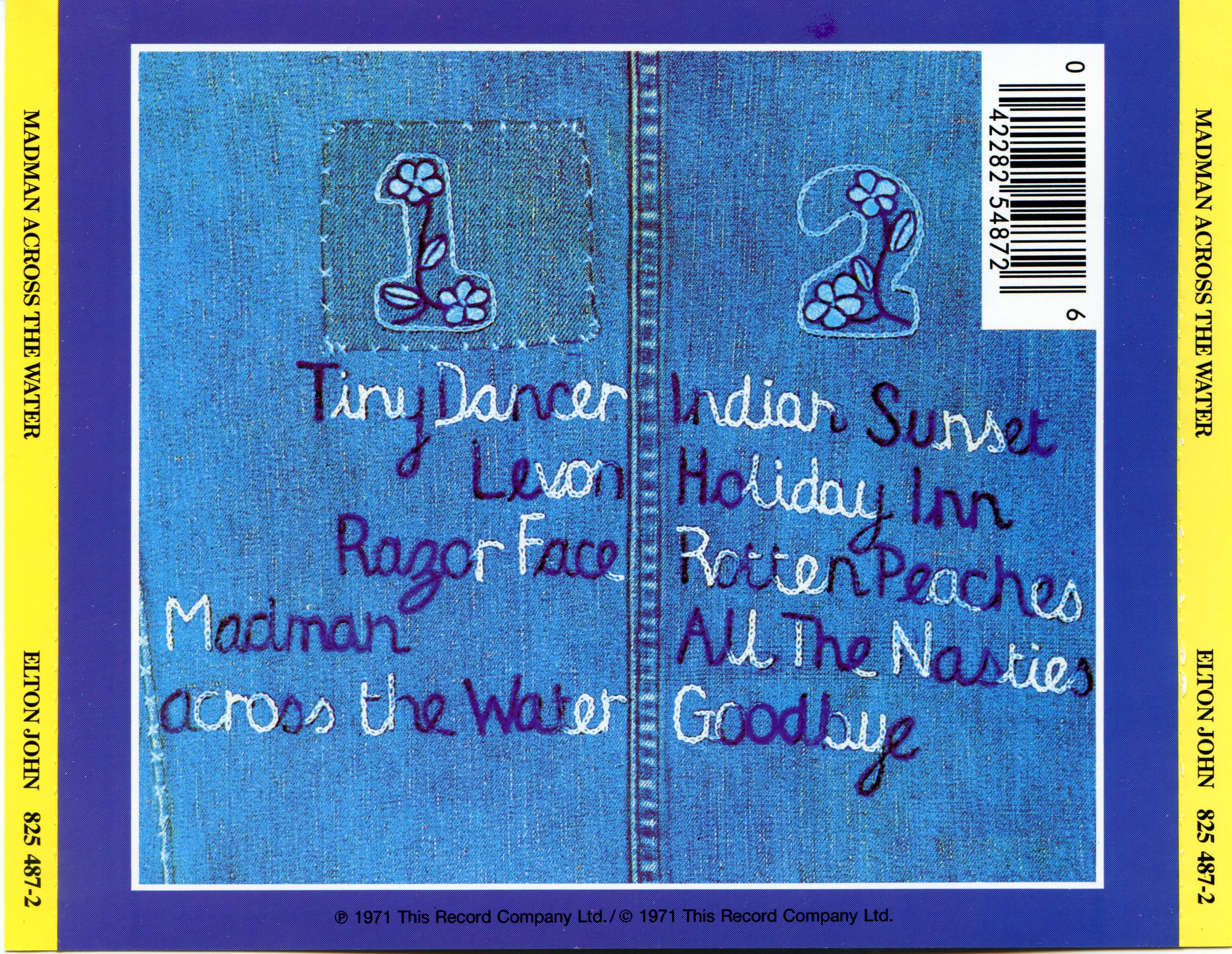 Elton John Madman Across The Water [ak d]